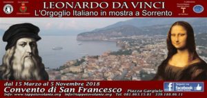Mostra Leonardo da Vinci, l'orgoglio italiano a Sorrento