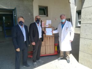 COVID-19: Donazione di presidi medici dalla Svizzera a Montecalvo Irpino