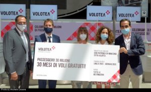 Volotea premia Venezia per i 30 mln di passeggeri