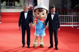 Sul red carpet di #Venezia78 sfila anche Pinocchio