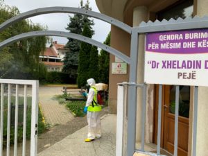 Kosovo: il Contingente Italiano sanifica le scuole