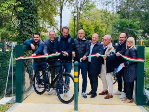 Treviso, iInaugurata la pista ciclabile Fiera-Selvana