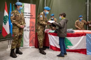 UNIFIL: contingente italiano in sostegno a orfani di militari libanesi