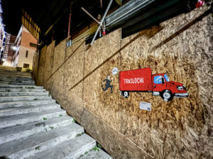 Street art, Laika: Mattarella rifà le valigie e torna al Quirinale