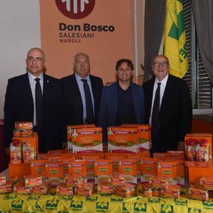 Al Don Bosco di Napoli donazione alimentare di qualità
