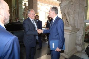 Il sindaco di Roma incontra le imprese francesi in Italia
