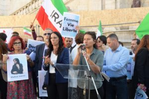 Roma, Cicculli in piazza del Campidoglio al fianco delle donne iraniane in lotta per la libertà
