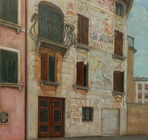 Nadia Soligo in mostra con le sue "Vedute su Treviso urbs picta ai tempi di Paris Bordon"