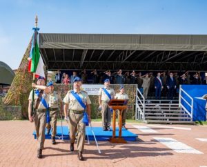Bologna, cerimonia di insediamento della Bandiera di Guerra dell'87° Reggimento Fanteria Friuli