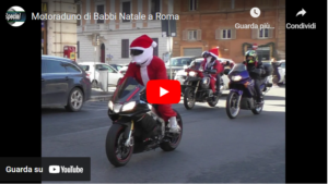 Motoraduno di Babbi Natale anche a Roma